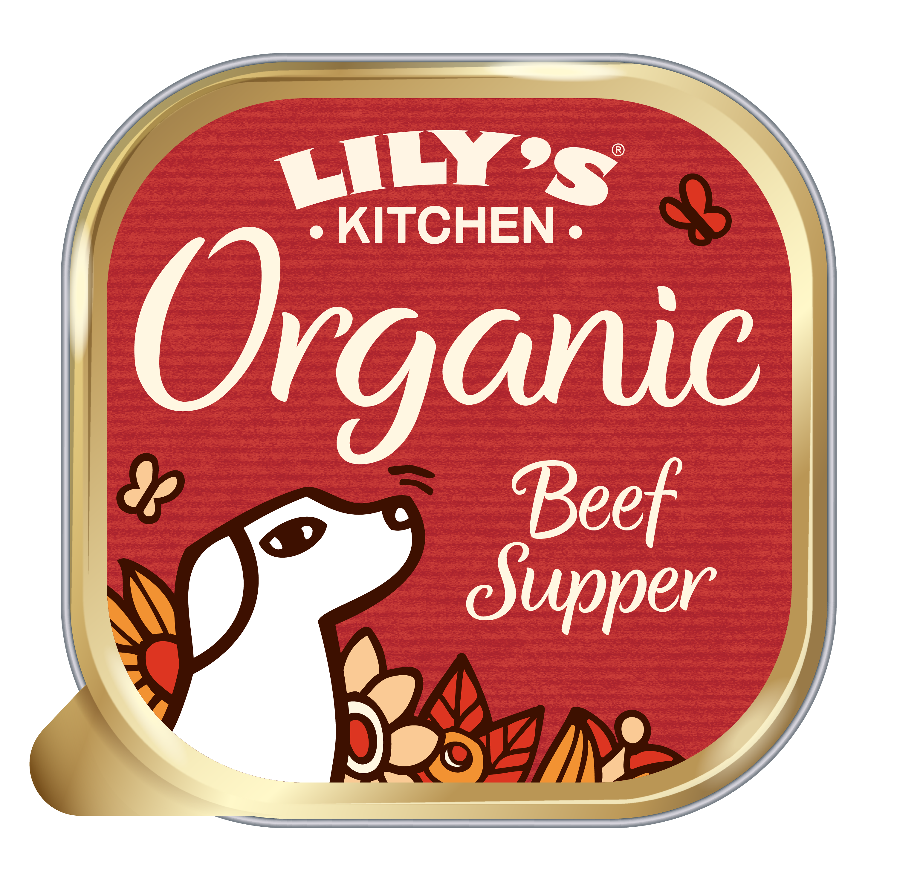 Lily's Kitchen Lily'S Kitchen Organic Supper Alutray Beef Chicken Pork Adult Wet Dog Food pet food packaging